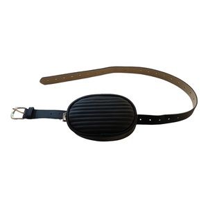 Steve Madden Fanny Pack Belt NWOT Black 42 inches across